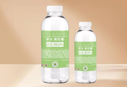 무수 에탄올 에틸 알코올 무수 알콜 청소용 소독용 식물성 에탄올 1L - 상품 이미지