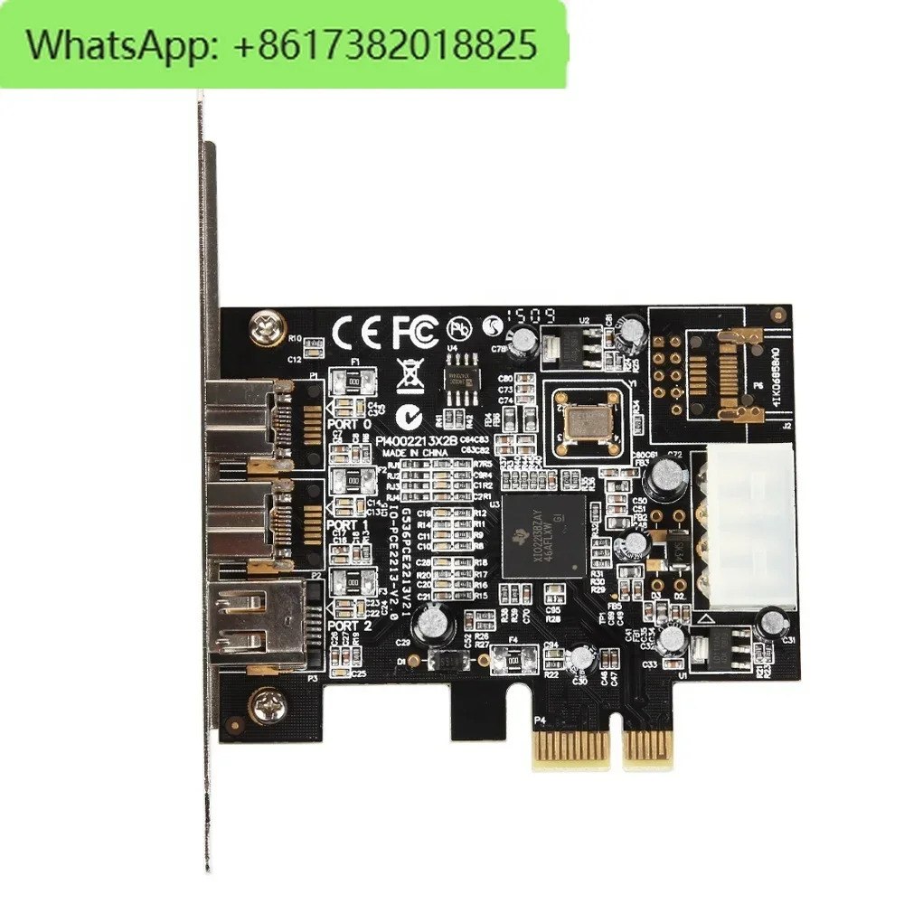 PCI Express 3 포트 Firewire 1394B 1394A PCIe 1.1 x1 카드 TI XIO2213B 칩셋