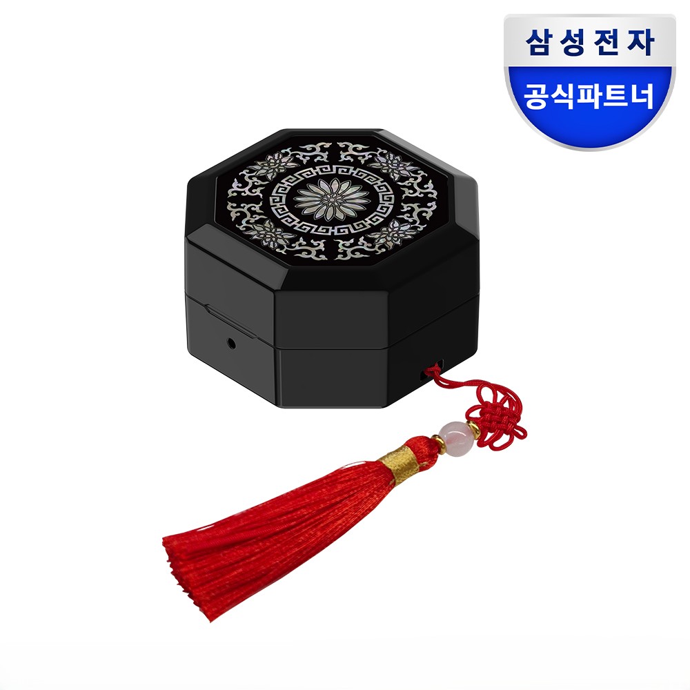 삼성 갤럭시 버즈4 버즈4프로 케이스 꽃 전통 문양 제품 이미지