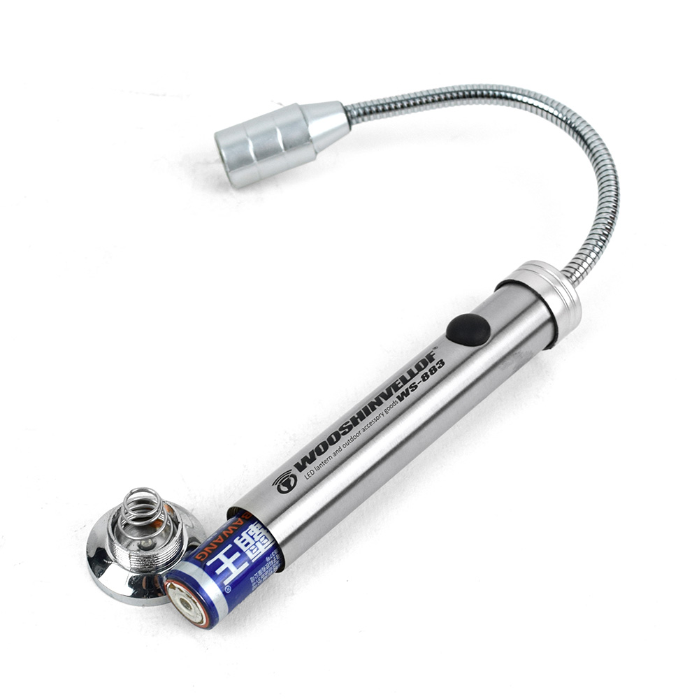 자바라 독서등 붙이는 부착형 무선 스탠드 휴대용 공부등 이미지 3