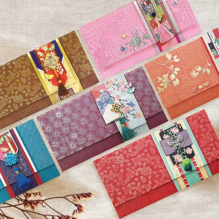 예단 수제 보각보 한지 봉투 결혼식 답례금 현금 세뱃돈 감사