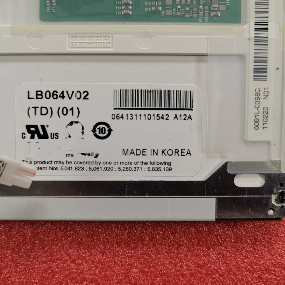 LB064V02-TD01 6.4 인치 LCD 디스플레이 스크린 패널 640x480 리퍼된 원본