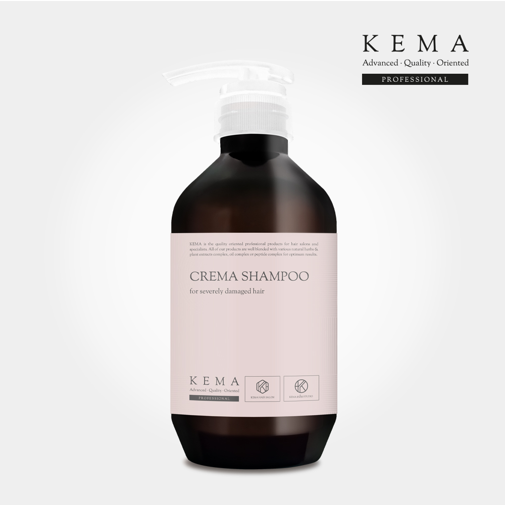 케마 크레마 샴푸 500ml (펌 염색 손상모 전용) - 상품 이미지