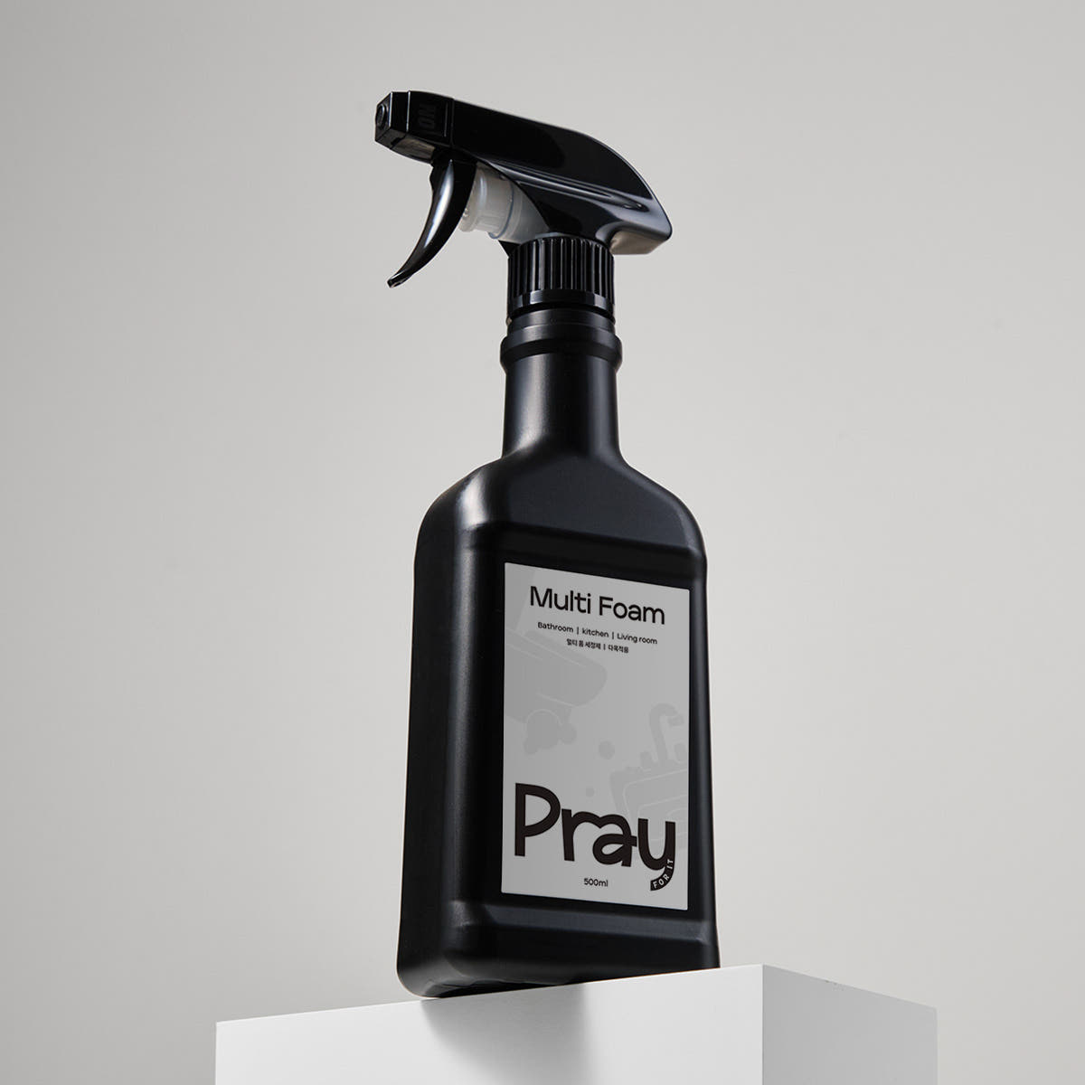 프레이포잇 자연유래 욕실 주방 다목적 멀티폼 세정제 500ml, 1개 제품 이미지