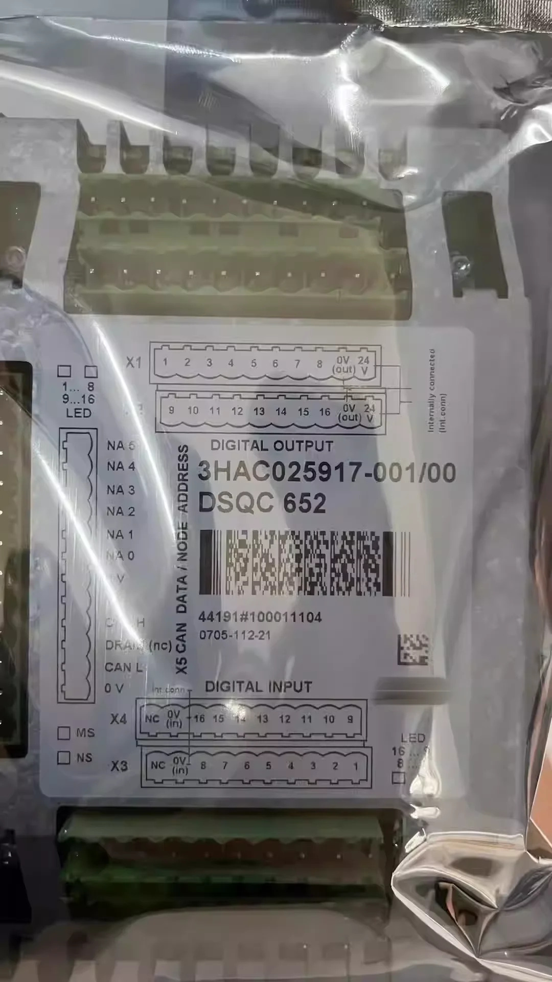 ABBIO 보드 DSQC652 3HAC025917 -001
