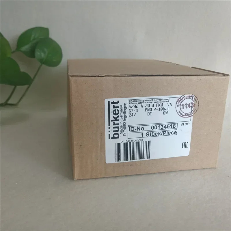 5282 전자기 밸브 Burkert5282 절연 스테인레스 스틸 황동 도구