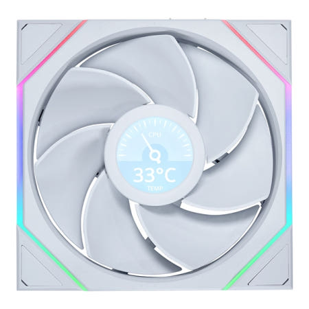 리안리 UNI FAN TL Wireless LCD 140 리버스 (화이트) 팬쿨러