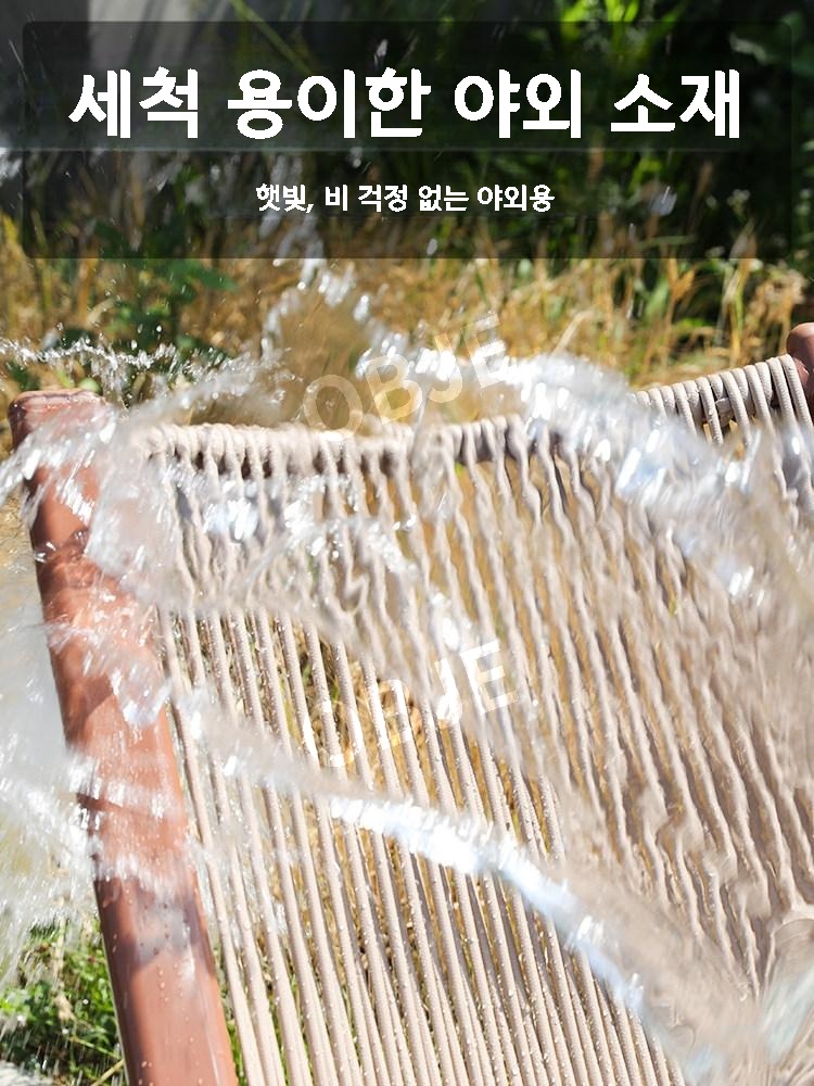 침대형 썬베드 접이식 수영장 야외용 리클라이너 테라스 비치 선베드 이미지 8