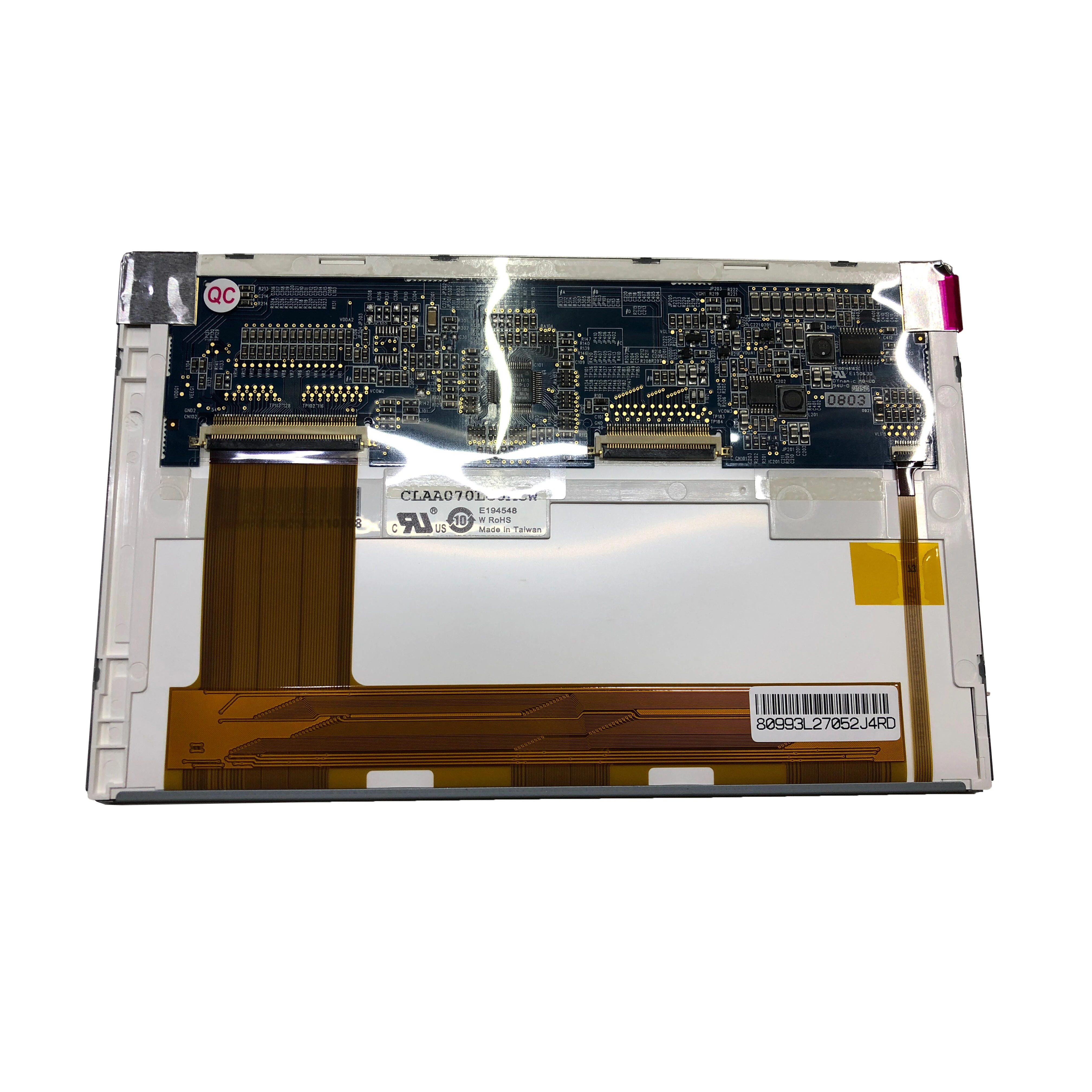 CLAA070LC0 오리지널 7.0 인치 TFT LCD 스크린 디스플레이 800x480 40 핀