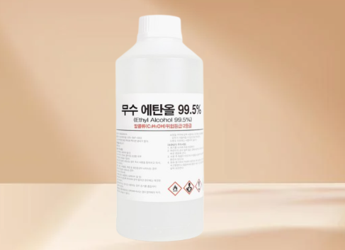 무수 에탄올 에틸 알코올 무수 알콜 청소용 소독용 식물성 에탄올 99.9% 1L - 상품 이미지