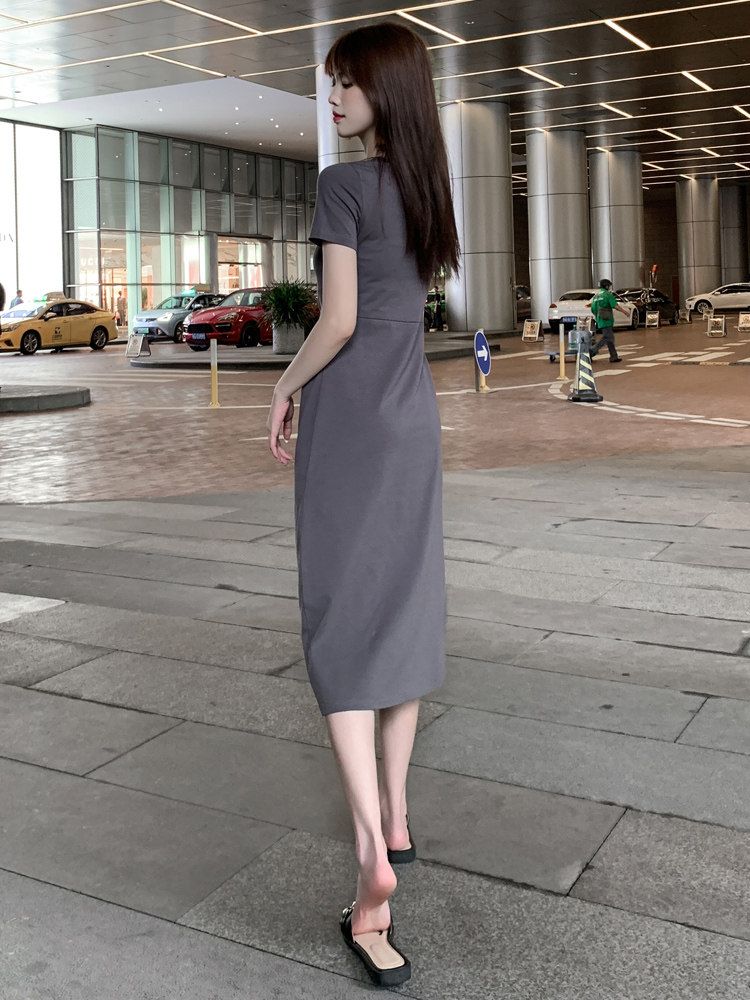 골지 브이넥 티셔츠 반팔 민소매 끈나시 민소매티 민소매나시 이너 레이어드 여성 레이스 여름 - 상세 이미지 4