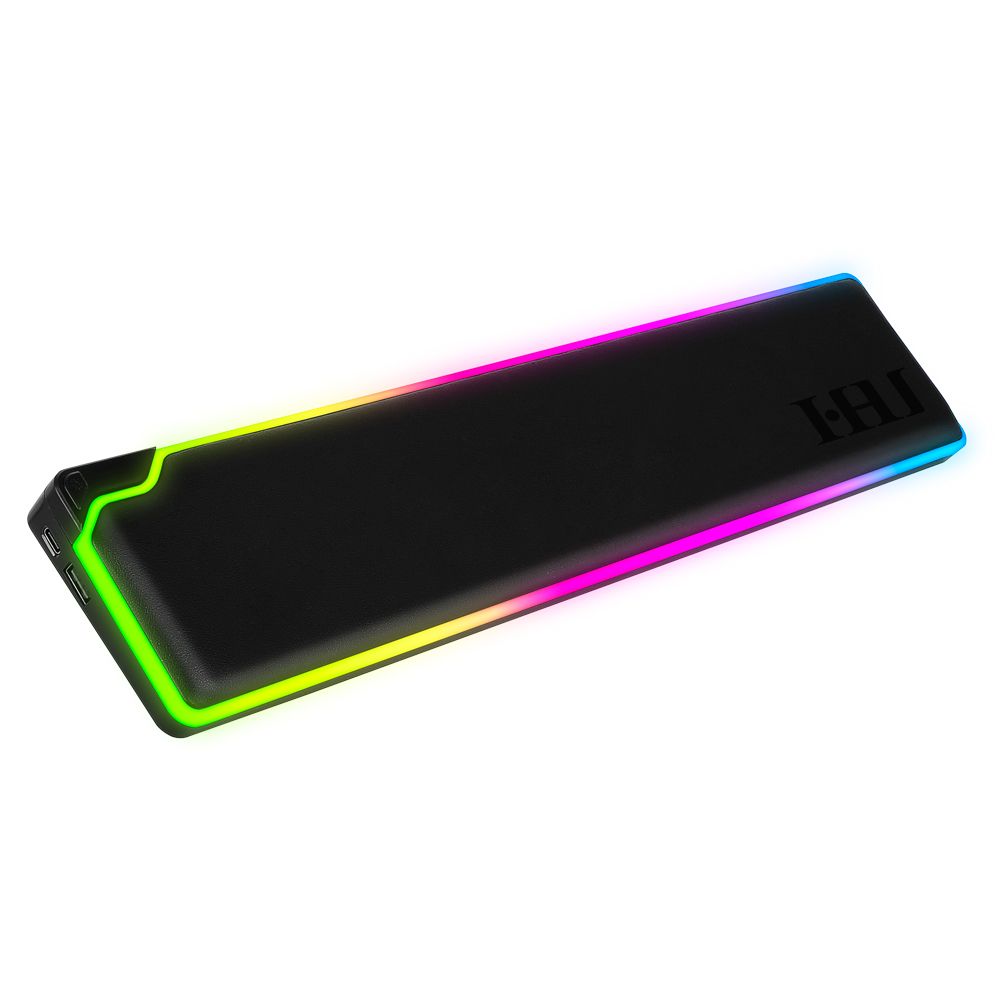 후아즘 KS-007 키보드 손목 받침대 RGB LED 팜레스트 손목보호 - 상세 이미지 2