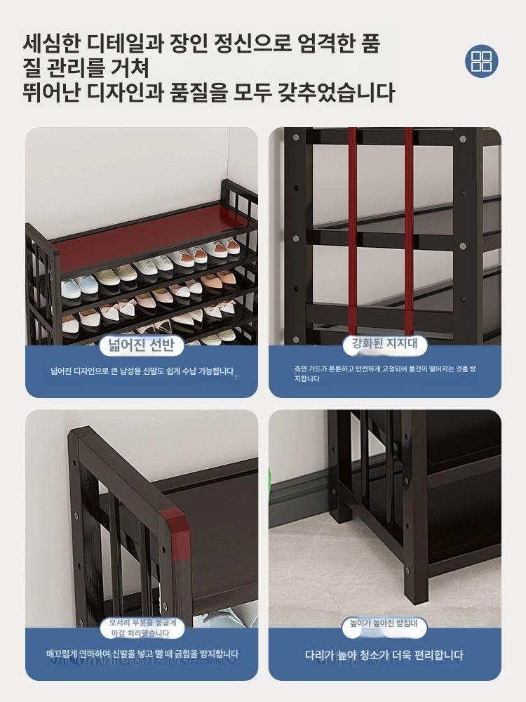 철제 신발장 학원 현관 숙소 캐비닛 수납장 원룸 슬림 헬스장 오픈 틈새 - 상세 이미지 4