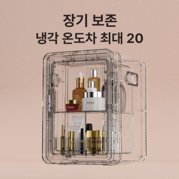 초소형 스마트 미니 차량용 가정용 원룸 학생용 소형 냉장고 6L 브라이트문화이트 차량용 - 상세 이미지 5