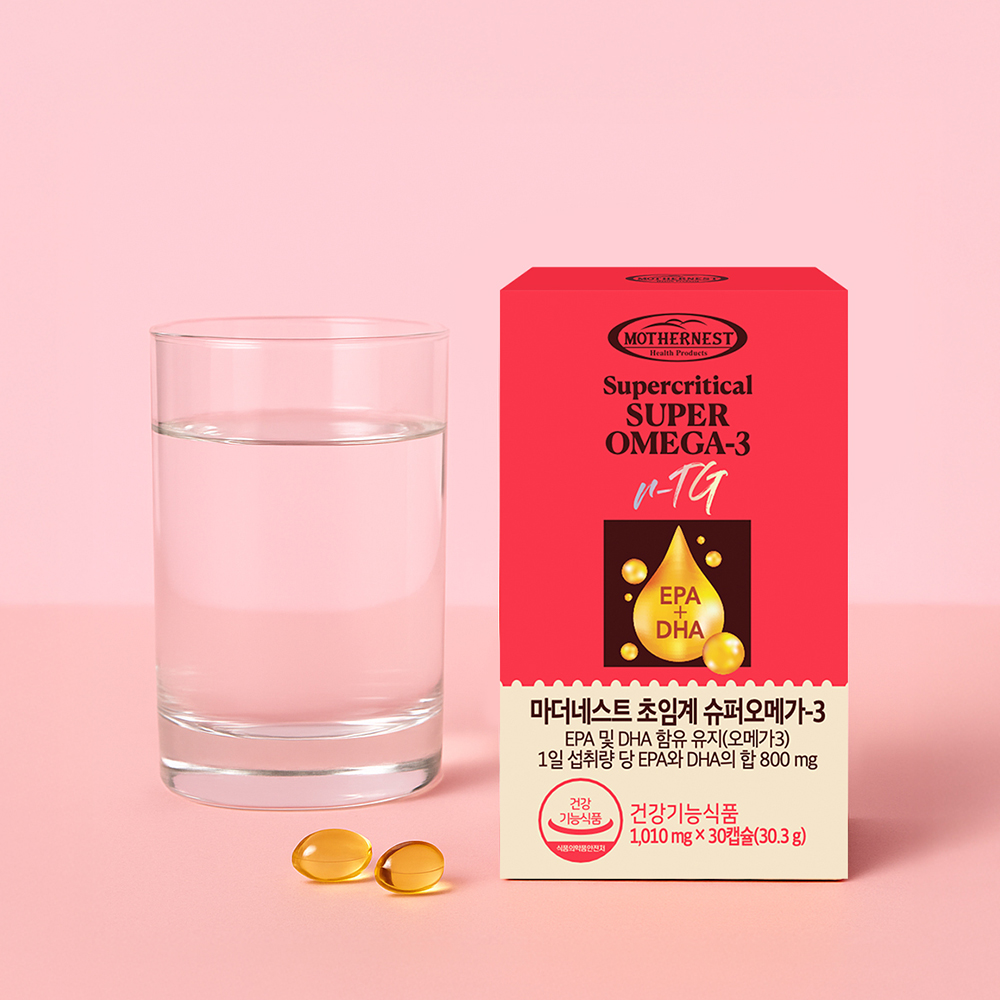마더네스트 초임계 슈퍼오메가-3 EPA+DHA 800mg 30캡슐, 6개 - 상세 이미지 3