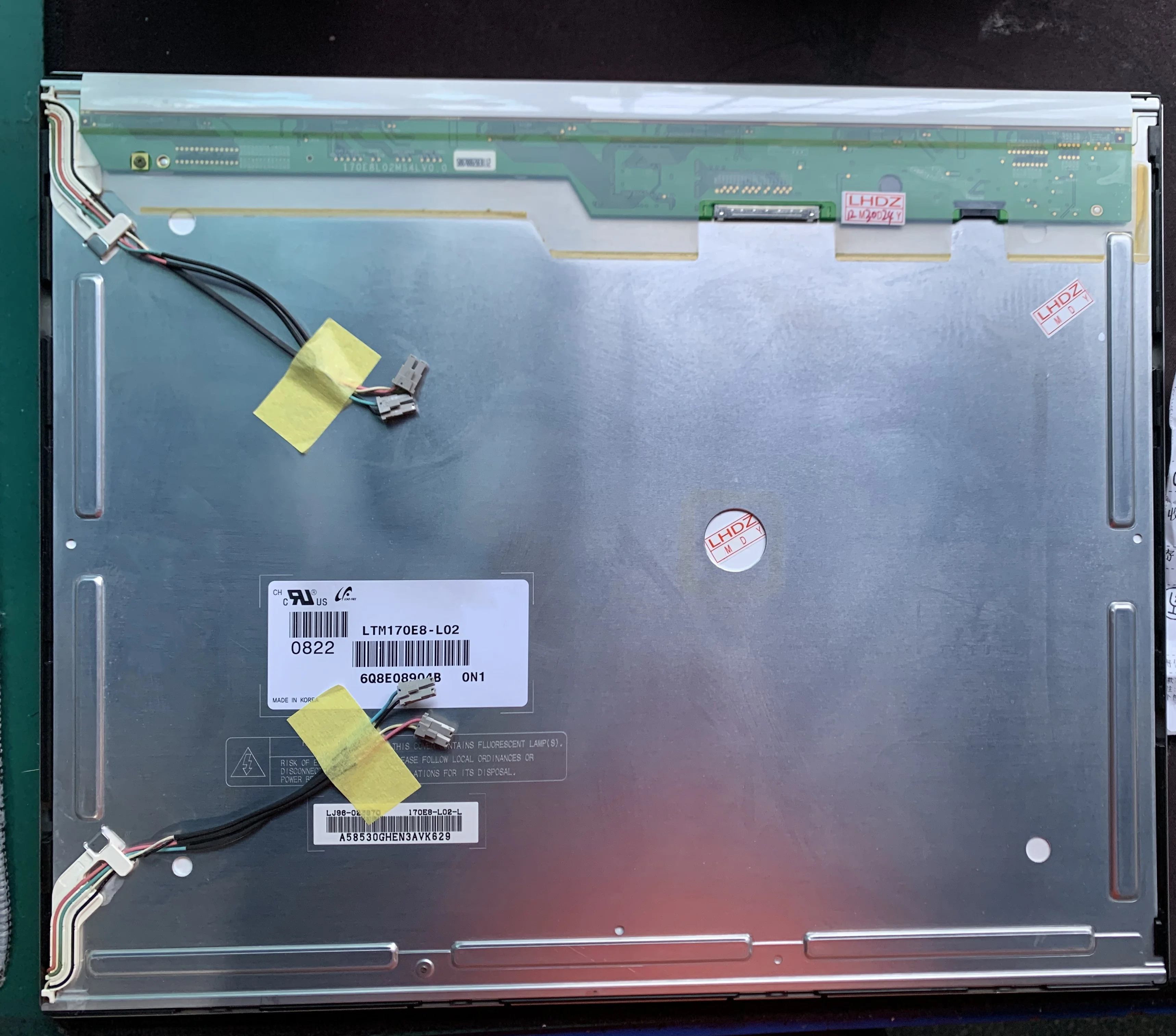 LTM170E8-L02 LCD 디스플레이 화면 17 인치