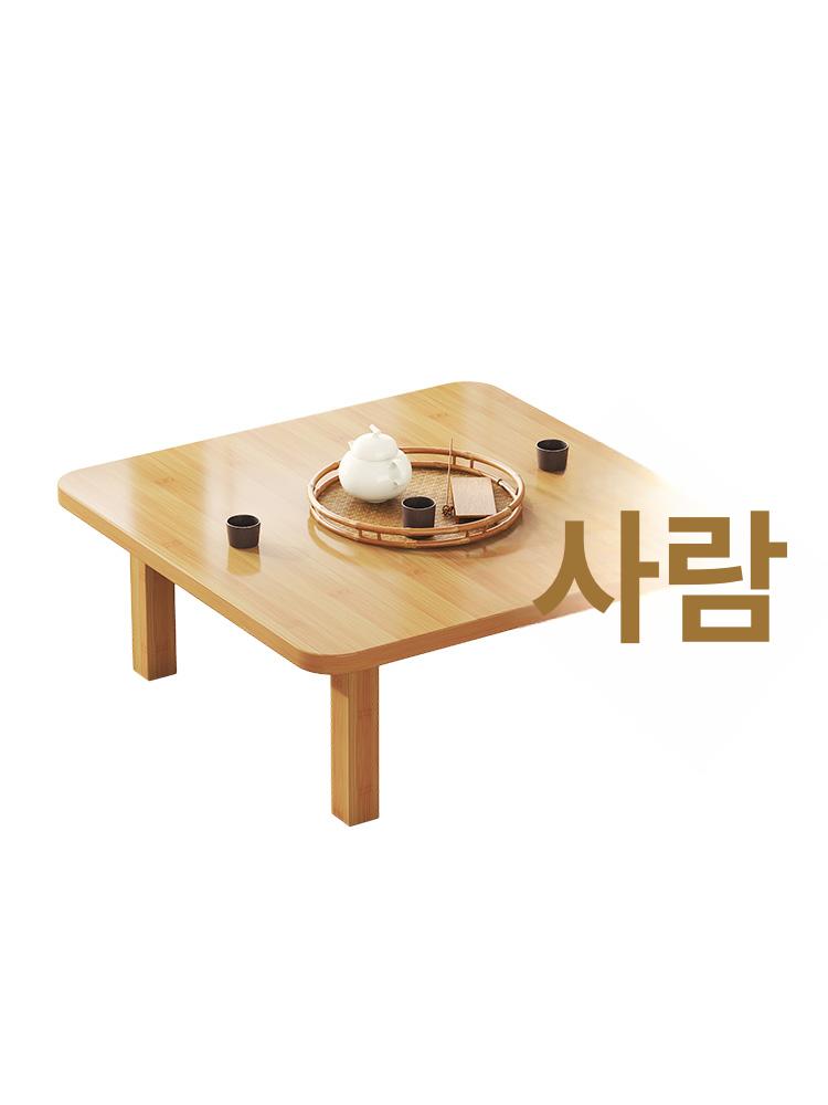 원목 다용도 소반 스타일 접이식상 제사상 겸용 좌식상 내추럴 50 x 50x52 - 상세 이미지 5