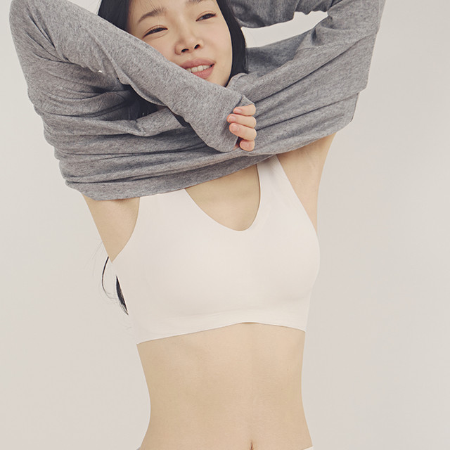 슬림9 뉴베이직 편해브라 노와이어 여자 속옷 브라
