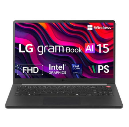 LG전자 LG전자 2026 그램 AI 15 코어 Ultra5, 타이탄 블랙, 256GB, 8GB, WIN11 Home, 15U50U-GR5CK