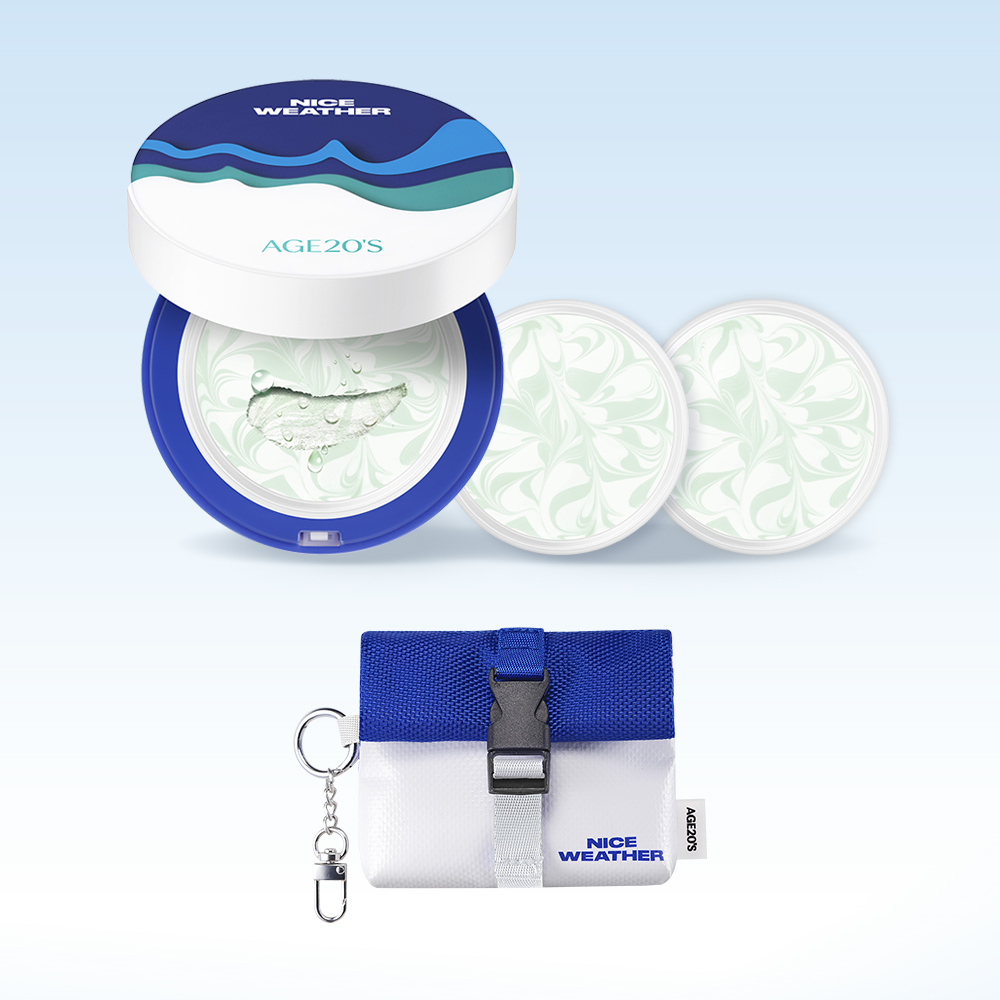 3개 구성) 에이지투웨니스 카밍 롱프로텍션 선팩트 12.5g 본품+리필2개 (SPF50+) 선쿠션 선크림 비건인증 제품 이미지