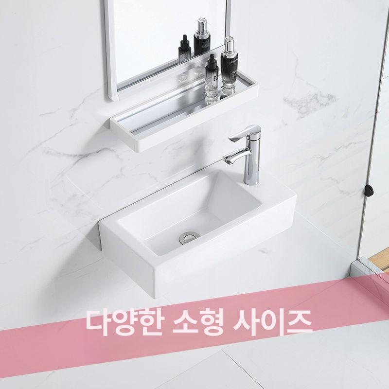 캠핑카 세면대 코너 욕실 모서리 트레일러 간이 E 온수 냉수 세트 포함 - 상세 이미지 3