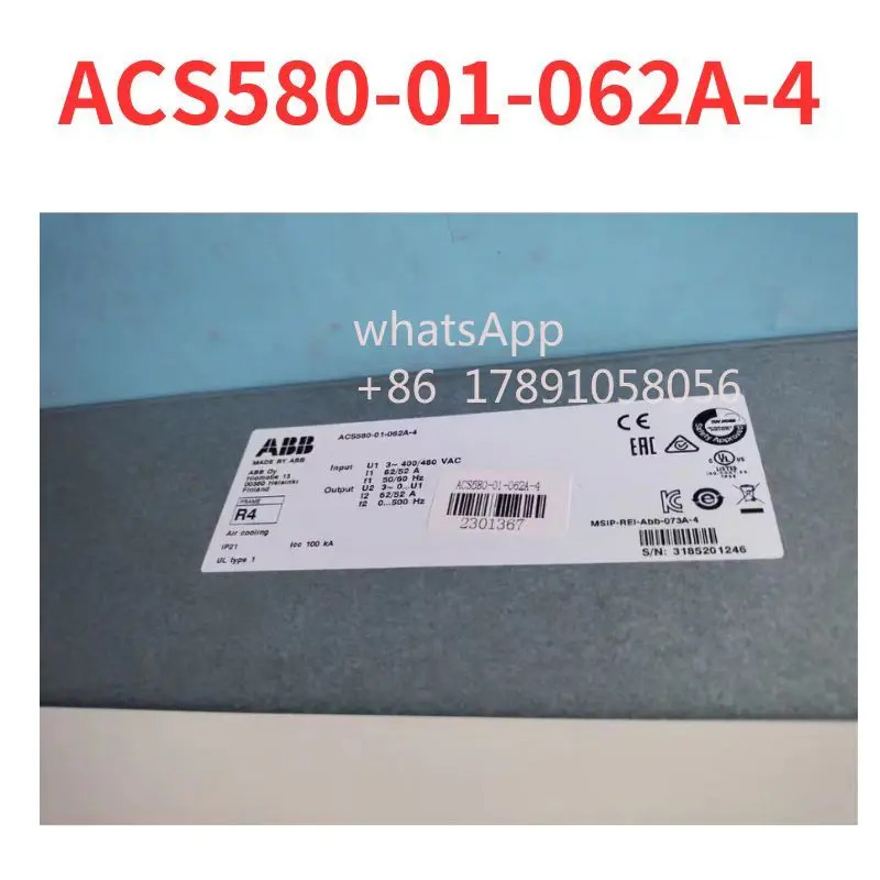 ACS580-01-062A-4 주파수 변환기 리퍼 완료