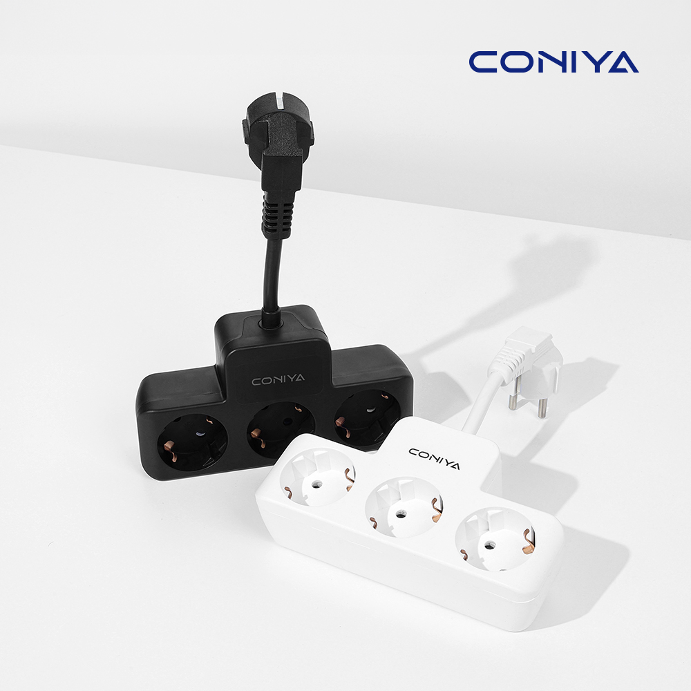 코니야 T탭 3구 확장형 짧은선 멀티탭 티탭 10cm 제품 이미지