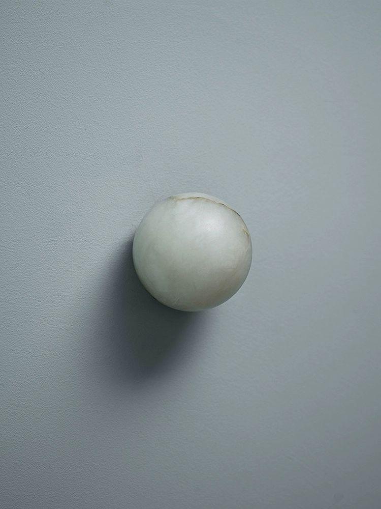 스페인 대리석 벽조명 12cm 중세 월램프 미니멀 12cm 내추럴 웜 - 상세 이미지 4