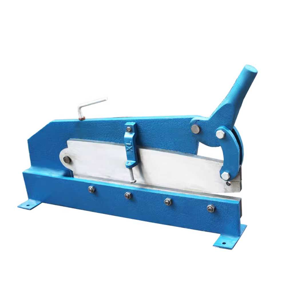 샤링기 소형 금속 블레이드 강판 PVC 목공 컷팅 철판 250mm 단면 - 상세 이미지 5
