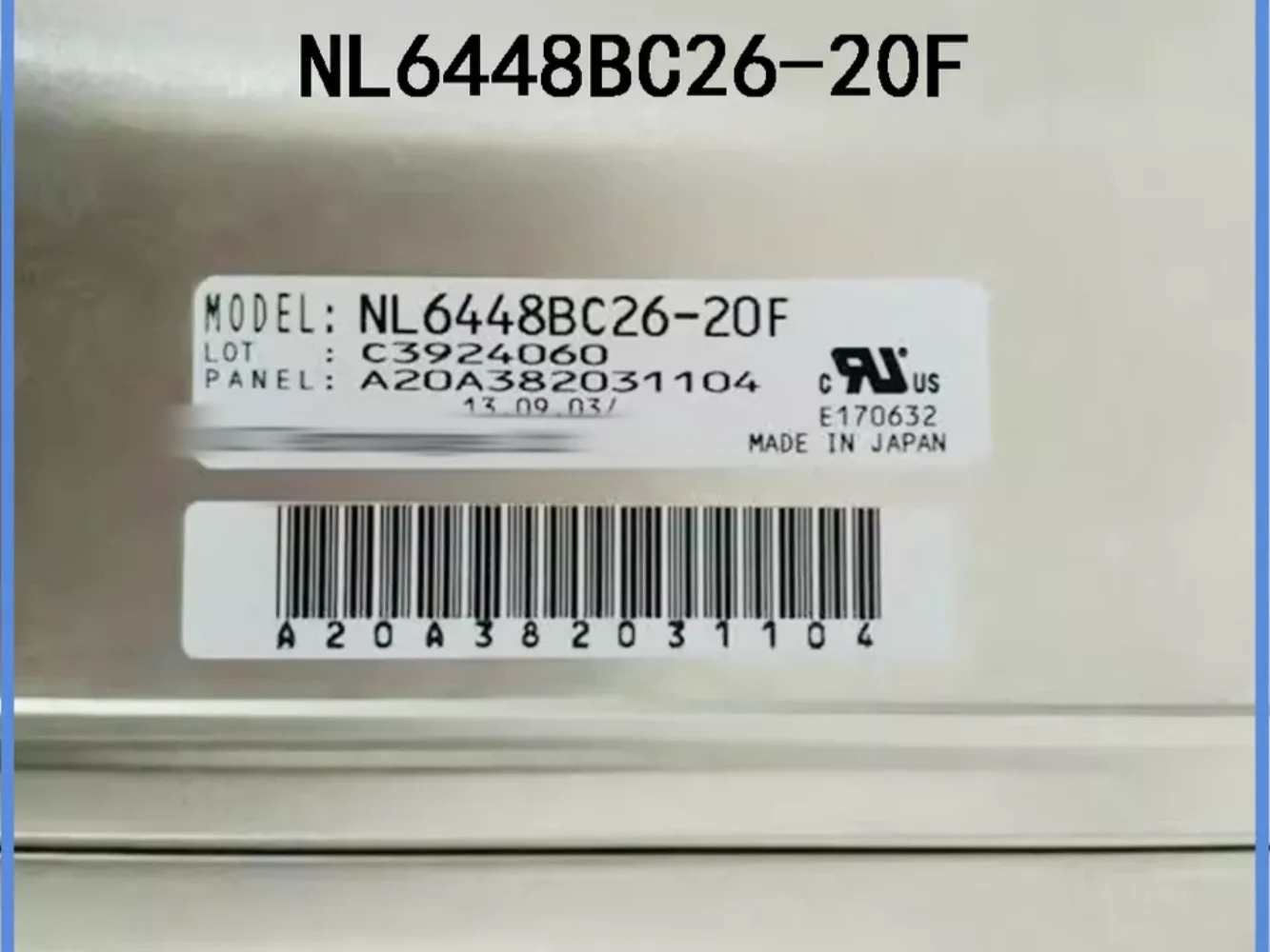 산업패널 디스플레이 화면 NL6448BC26-20F 8.4 인치