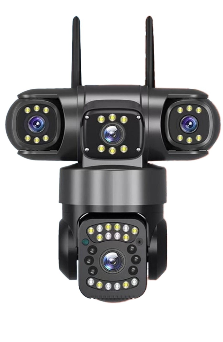 태양광 보안카메라 충전식 자가설치 카메라 야외 녹화 WiFi 트리플 30일 루프 녹화 60mm - 상품 이미지