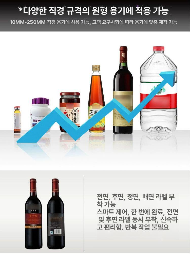원형 용기 라벨러 봉인씰 스티커 라벨기 라벨지 마킹 반자동 코딩기포함 - 상세 이미지 5