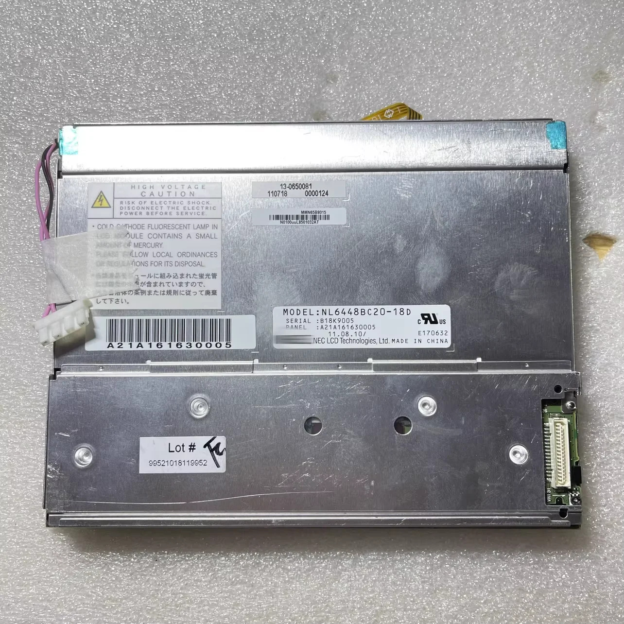 NL6448BC20-18D NL6448BC20-20 nec 6.4 인치 LCD 화면