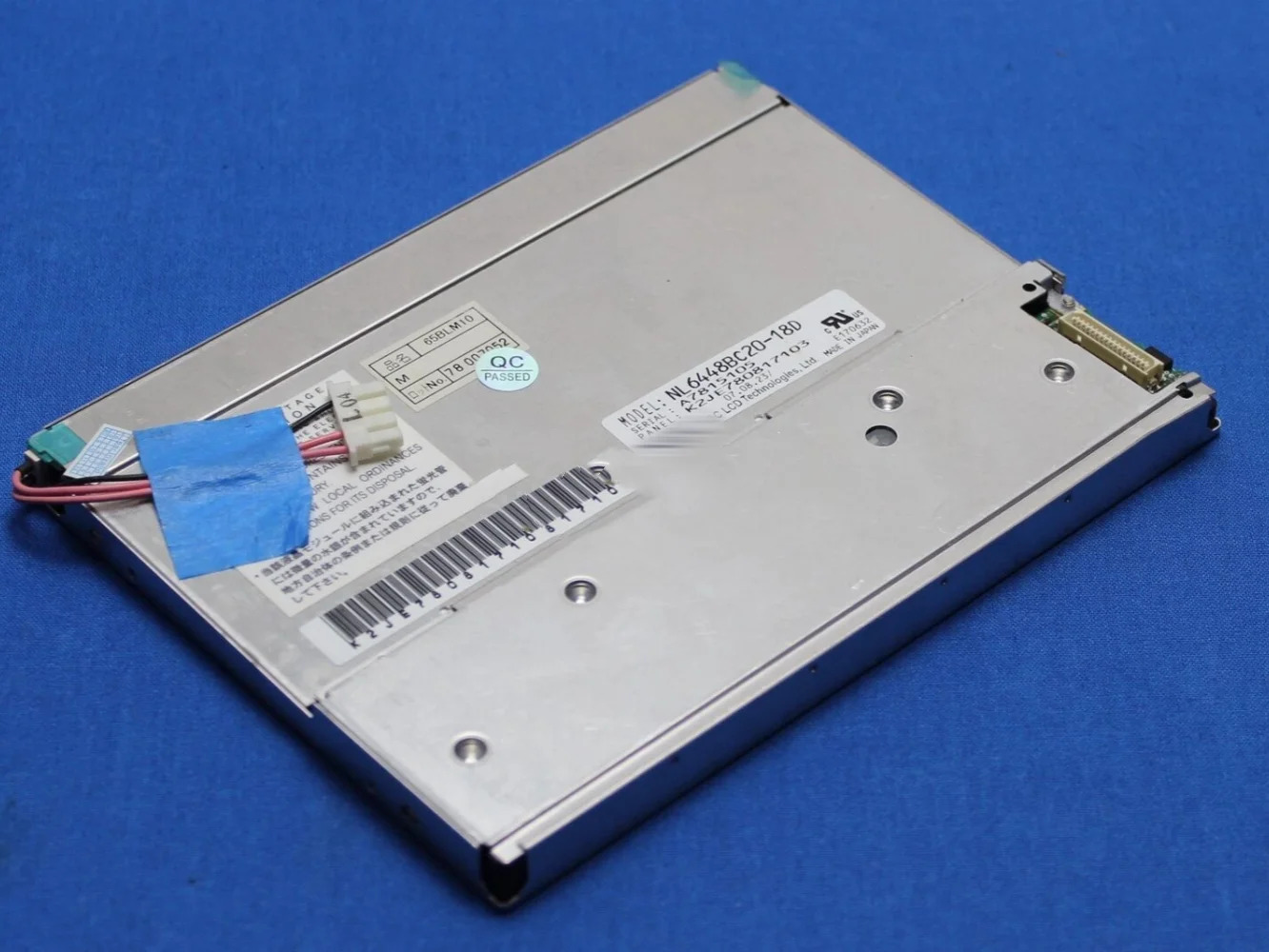 NL6448BC20-20 LCD 디스플레이 화면 16.5cm