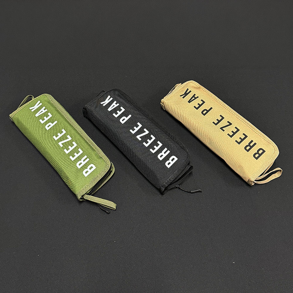 파우치형 의자 초경량 미니 접이식 캠핑 등산 백패킹 좌식 놀이공원 벚꽃 대기 M 이미지 3