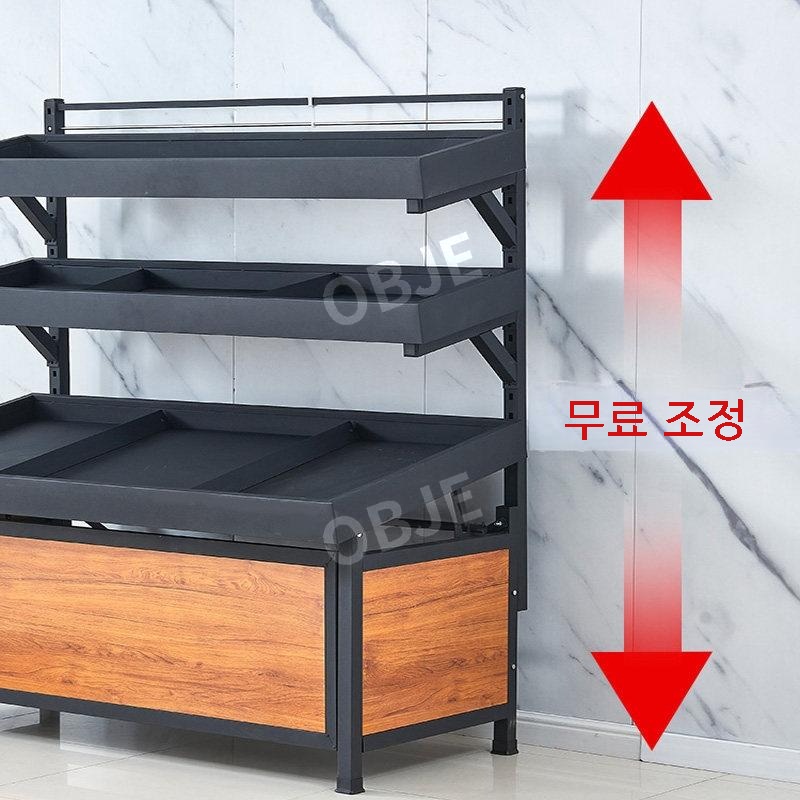 채소 과일진열대 야채 선반 마트 매대 베이커리 디스플레이 - 상세 이미지 5