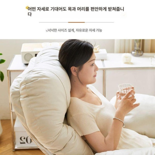 프리미엄 포근한 여성용 게임의자 강철 쇼파 플리스 등받이 고정 베이지화이트 표준형 등받이 조절 A 알루미늄 다리 고정형 팔걸이 - 상세 이미지 4