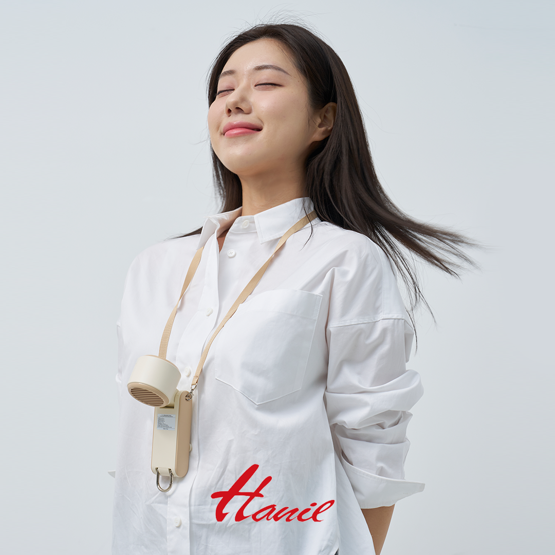 휴대용 미니선풍기 BLDC 무선충전식 접이식 급속 냉각 한일 100단 선풍기 화이트 - 상세 이미지 2