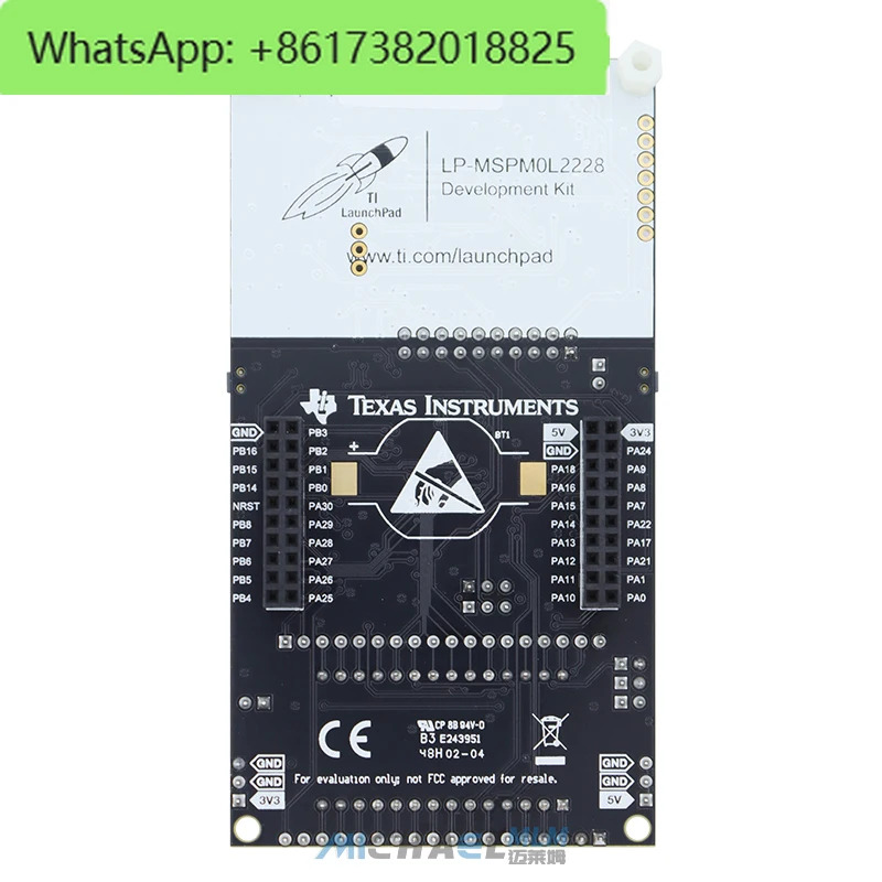 MSPM0L2228 MCU LCD 화면 LED 프로그래밍 TI 디버깅 기능을 갖춘 LP-MSPM0L2228 개발보드