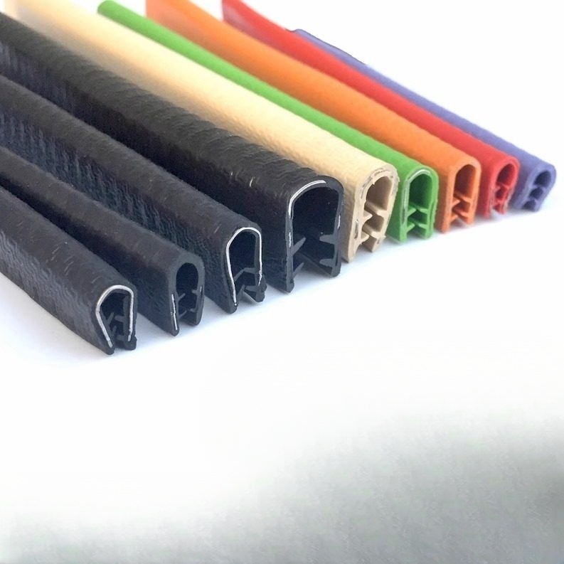 U자 고무스트랩 테두리보호 차량 문 금속 엣지 가구 패널 틈새 마감 다용도 유연한 PVC - 상품 이미지