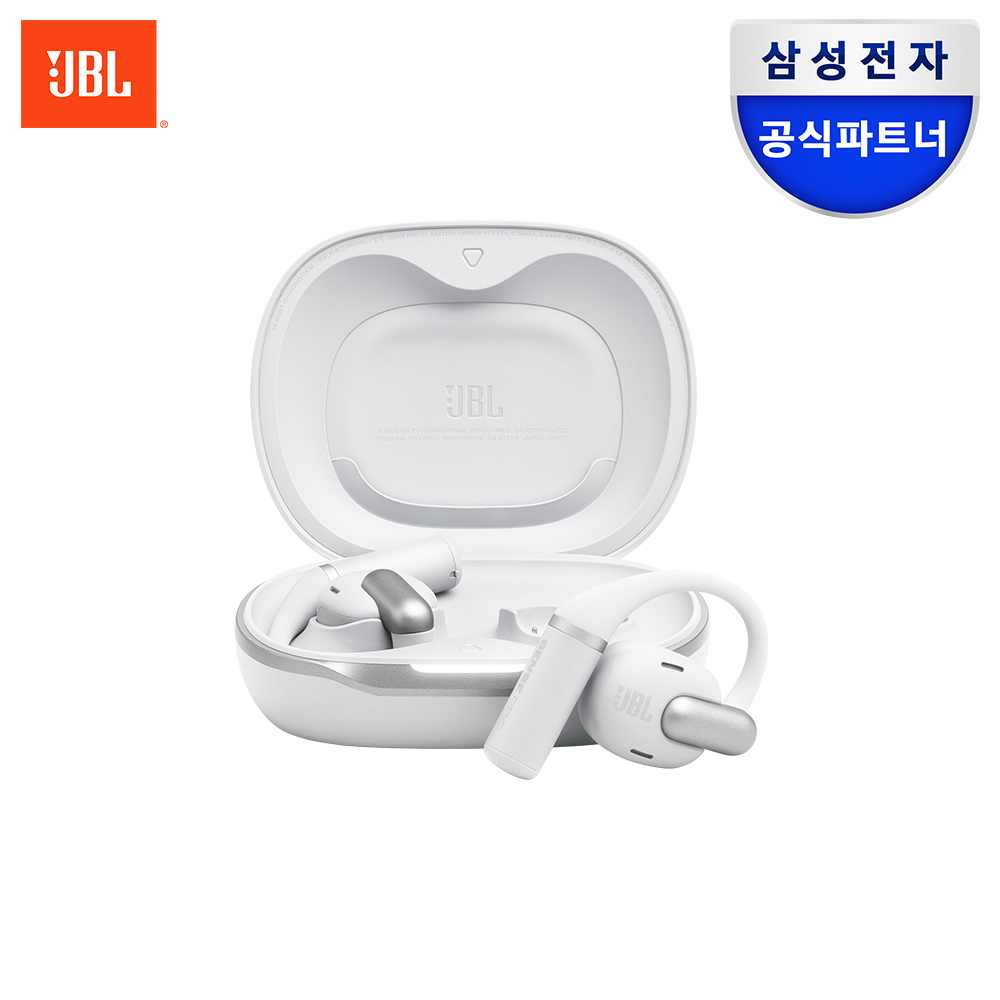 삼성공식파트너 JBL SENSE PRO 오픈형 러닝 귀걸이 무선 이어폰 화이트 - 상품 이미지