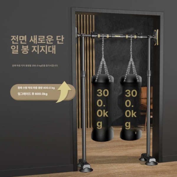 최강 홈트레이닝 철봉 문틀 턱걸이 가정용 키즈 운동기구 턱걸이운동기구 표준형 수평계 없음 70-95cm - 상세 이미지 4