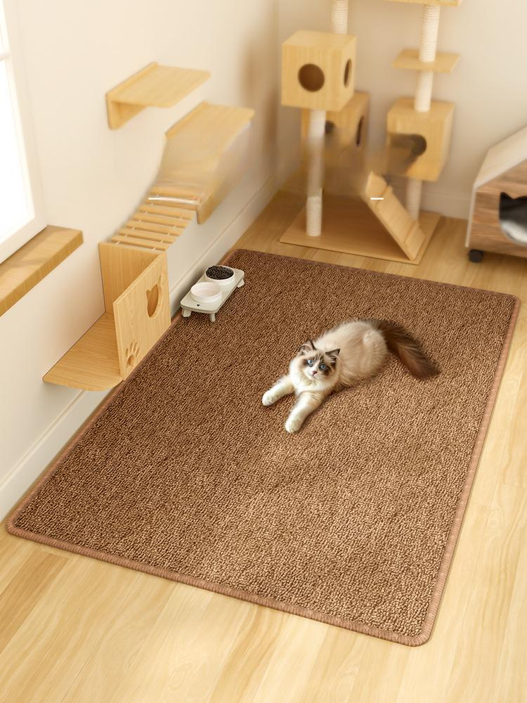고양이 스크래쳐 카페트 방지 겸용 대형 스크래치 2XL 1.5mx2m 커피 - 상품 이미지