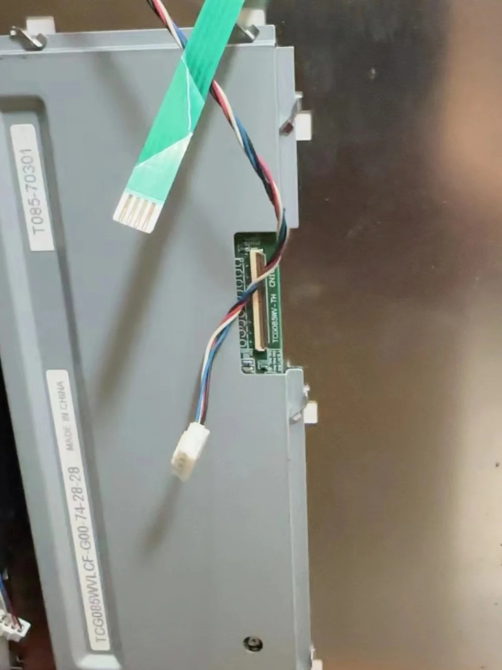 오리지널 TCG085WVLCF-G00-74-28-28 LCD 디스플레이 화면 신