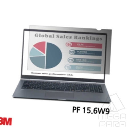 3M PF 15.6W9 노트북 블랙 정보 보안필름 345x194 보안필름필터