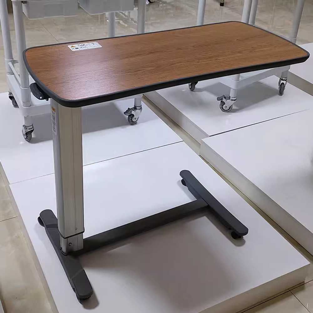 환자용 식탁 리프트 테이블 베드트레이 노트북 이동식 화이트 900x450mm - 상세 이미지 5