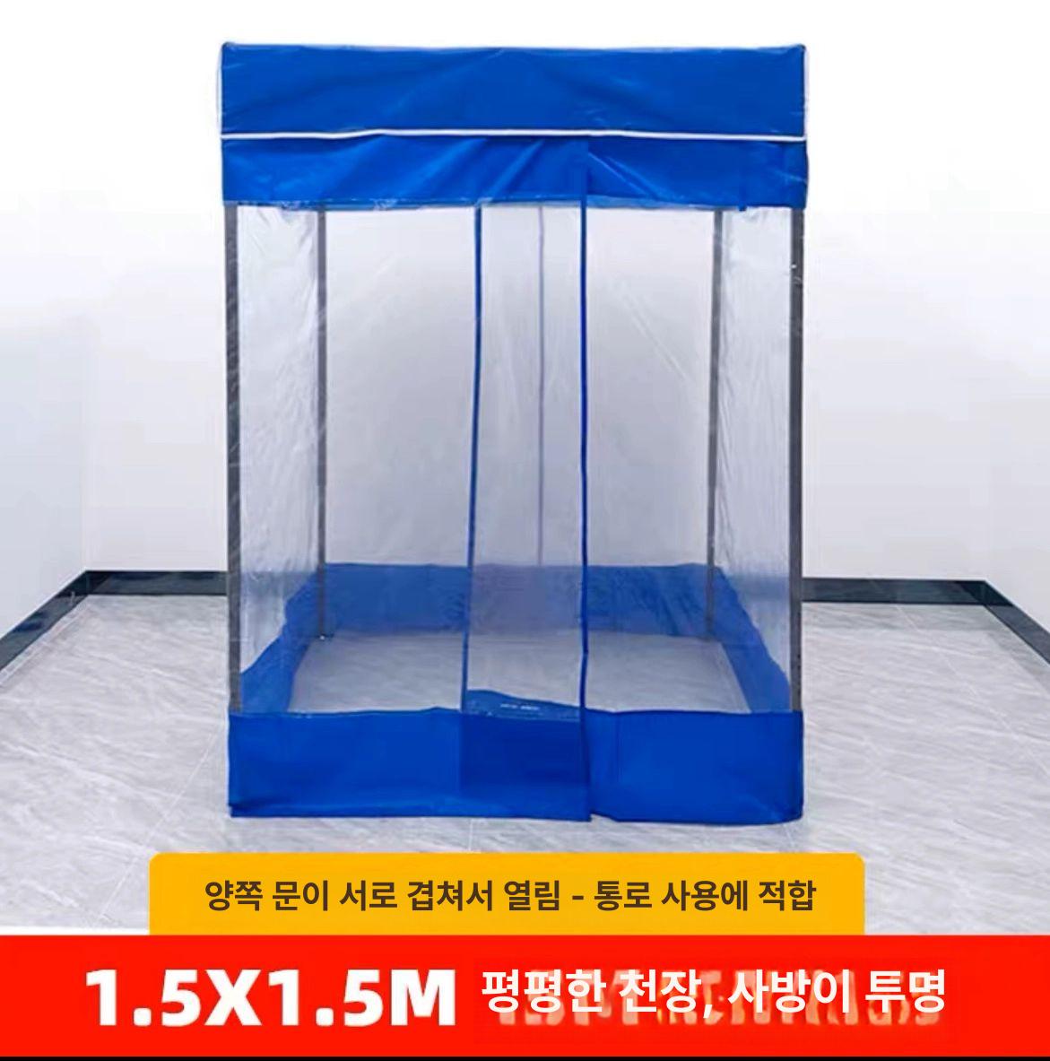 행사용 천막 텐트 스토어 사각 팝업 그늘막 투명 노점 1.2 1.2 평평한 상단 실내 소독 통로 - 상세 이미지 4
