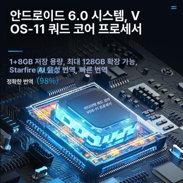 최첨단 스마트 오프라인 번역기 다국어 여행용 동시통역 사진 녹음 지원 동시통역기 휴대용번역기 통번역기 언어번역기 S80 8G 138개 18개 - 상세 이미지 5