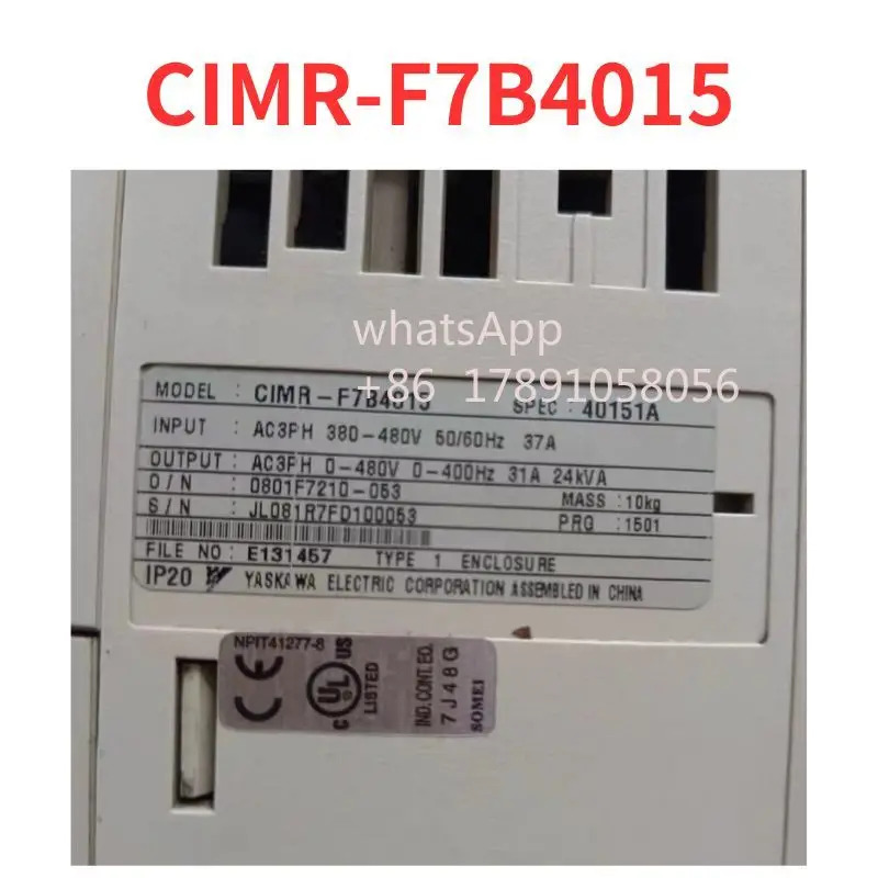 CIMR-F7B4015 주파수 변환기 리퍼 완료