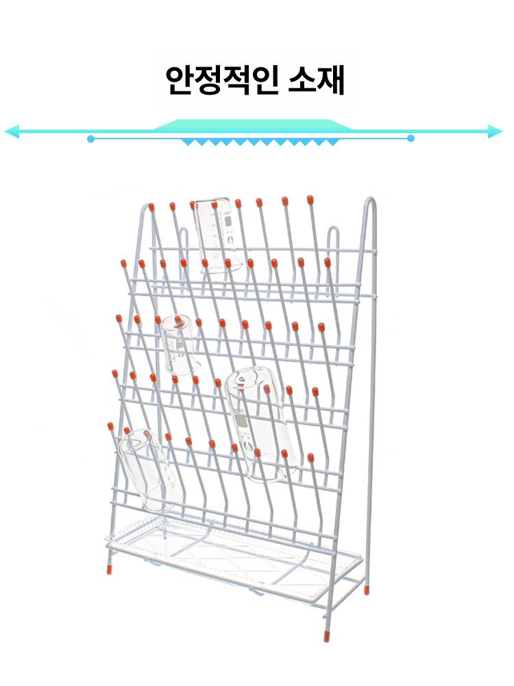 실험실 유리 건조대 용품 비커 플라스크 걸이 학교 투명 시험관 - 상세 이미지 3
